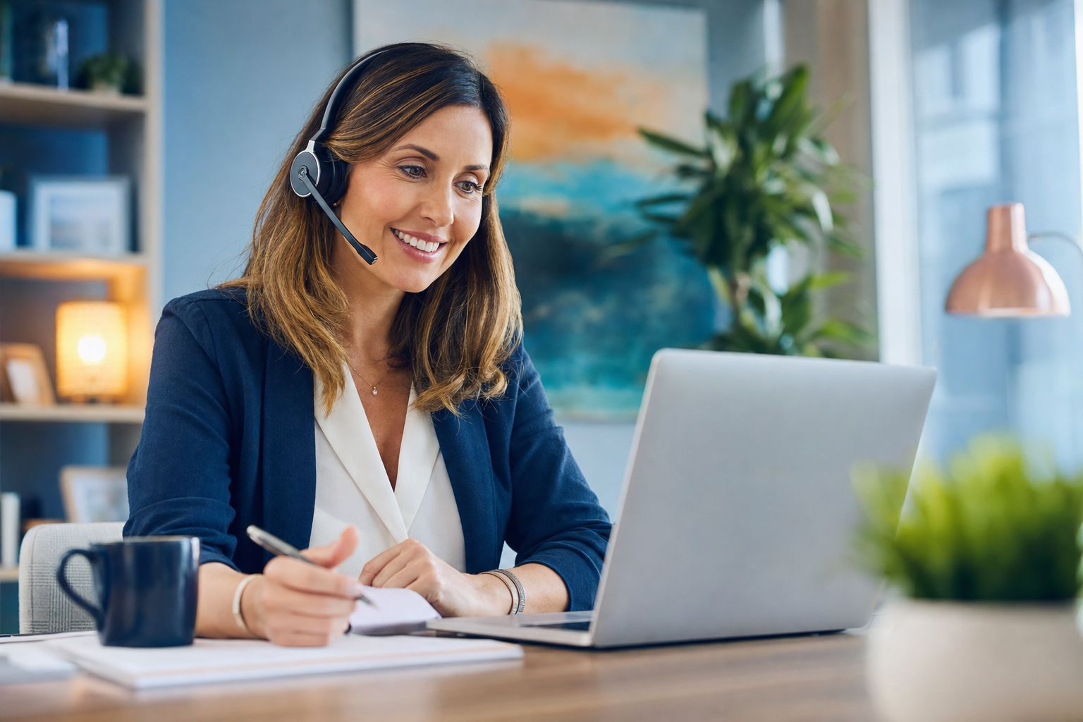 A licensed Medicare advisor on a call, ready to help